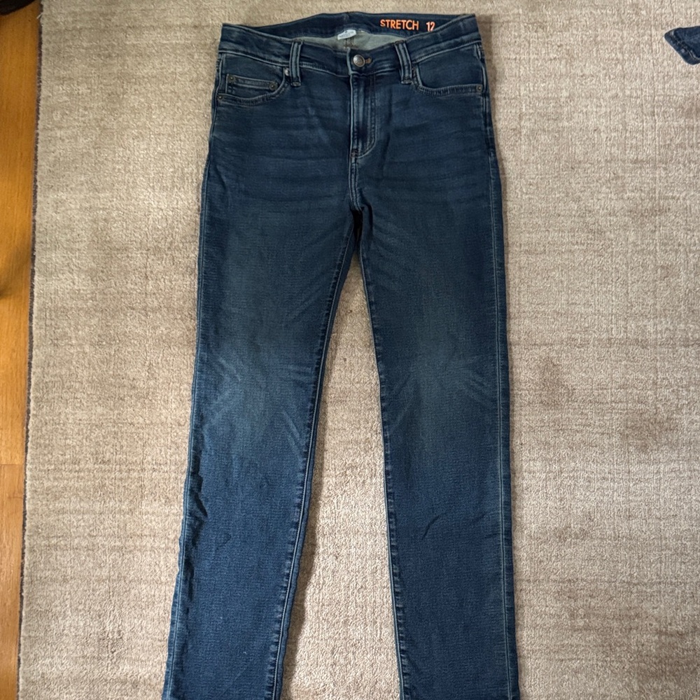 Crewcuts boys Stretch Jeans - Dark Blue- 12